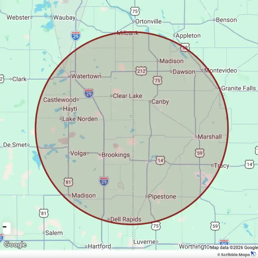 service area map